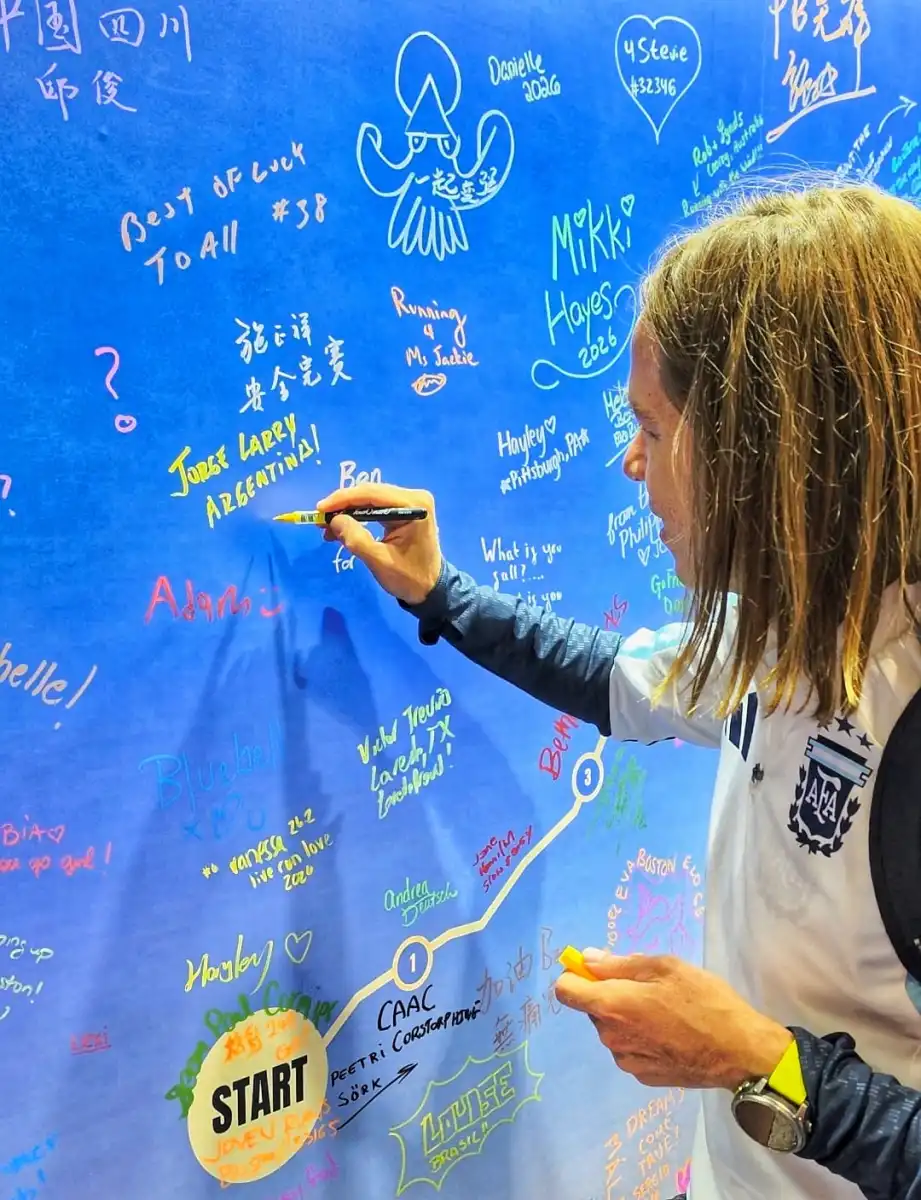 Tiene 47 años, es de Concepción, empezó a competir en 2020 y fue el mejor argentino en la Maratón de Boston