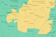 Alerta amarilla por fuertes tormentas en el centro del país para este 25 de abril