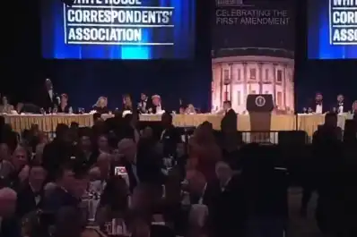 Evacuaron a Trump por una amenaza durante una cena con periodistas en un hotel de Washington