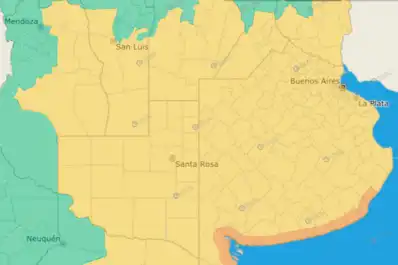 Vientos de hasta 100 km/h: fin de semana bajo alerta meteorológica naranja
