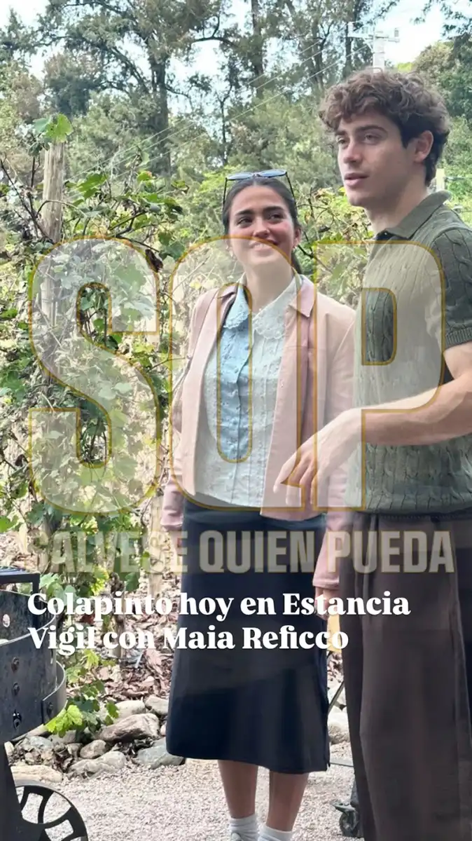 Franco Colapinto y Maia Reficco disfrutaron un íntimo almuerzo antes del show de Fórmula 1