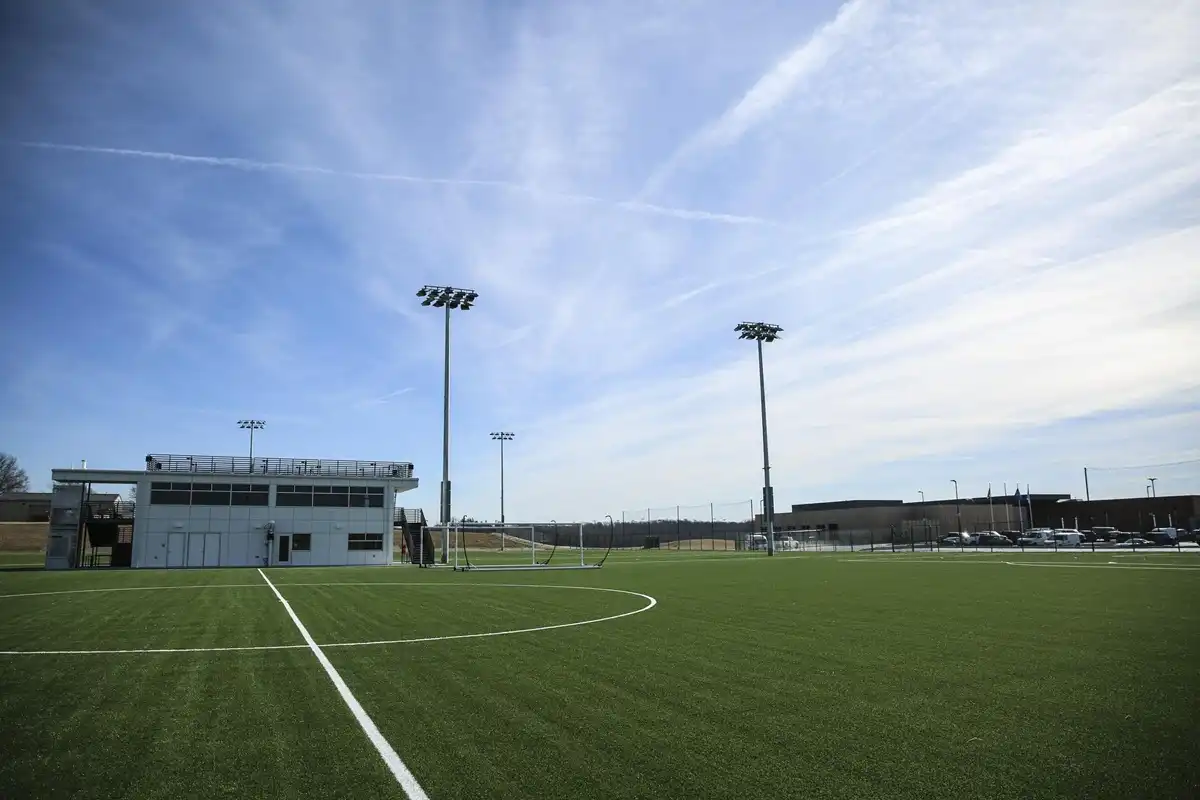 PRECISIÓN. Canchas impecables donde Scaloni diagramará cada entrenamiento.