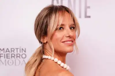 Mariana Fabbiani deslumbró en los Martín Fierro de la Moda con un vestido de su abuela