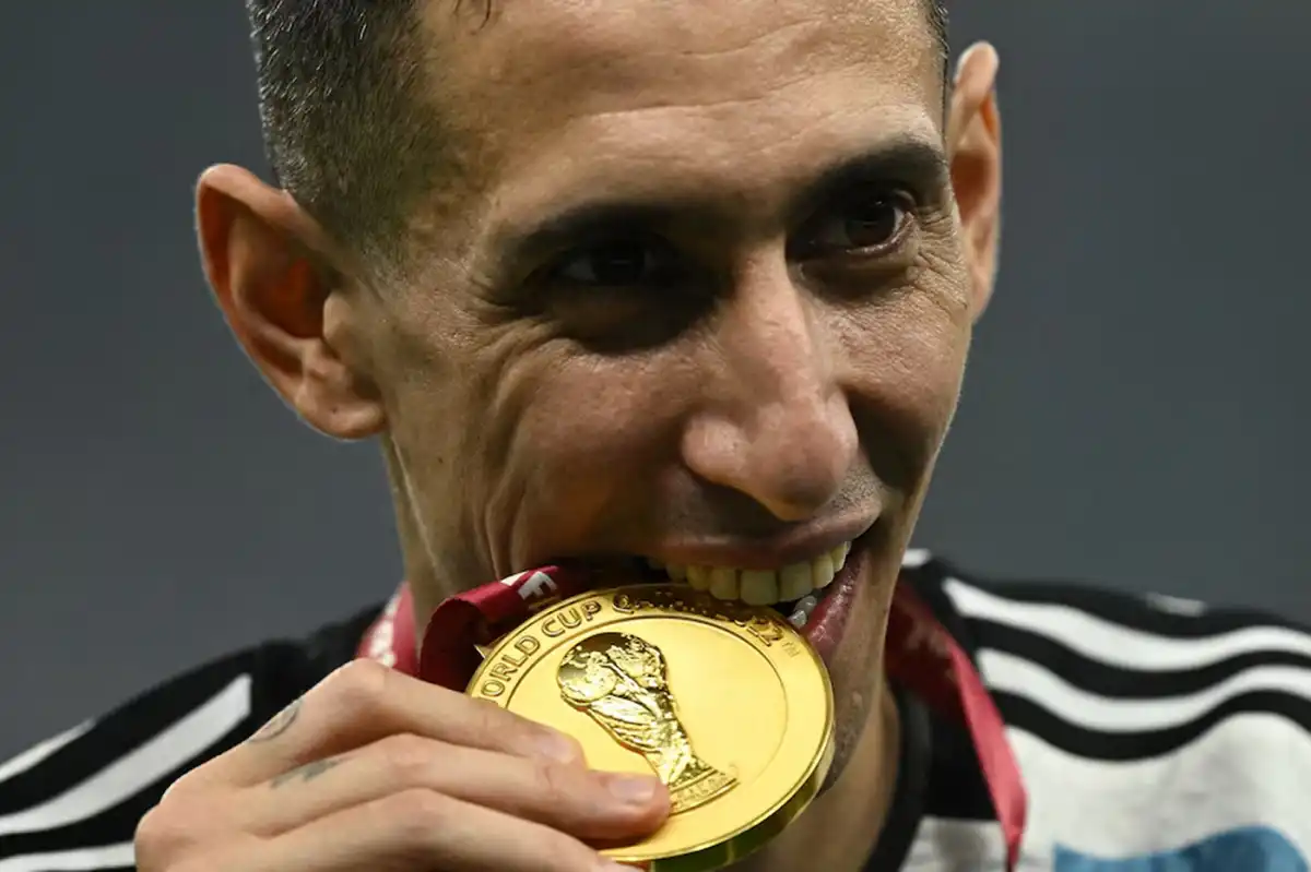 Di María anotó uno de los goles de la final entre Argentina y Francia en 2022.