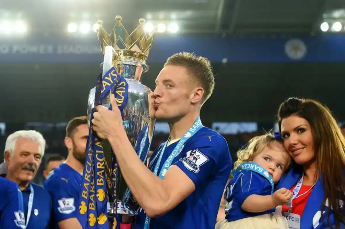 Jamie Vardy fue campeón de la Premier League en 2016
