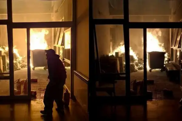 Incendio en Sociales de la UBA: evacuación, humo y dos hospitalizados