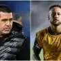 El gesto de Juan Román Riquelme con Neymar en la previa del partido de Santos frente a San Lorenzo