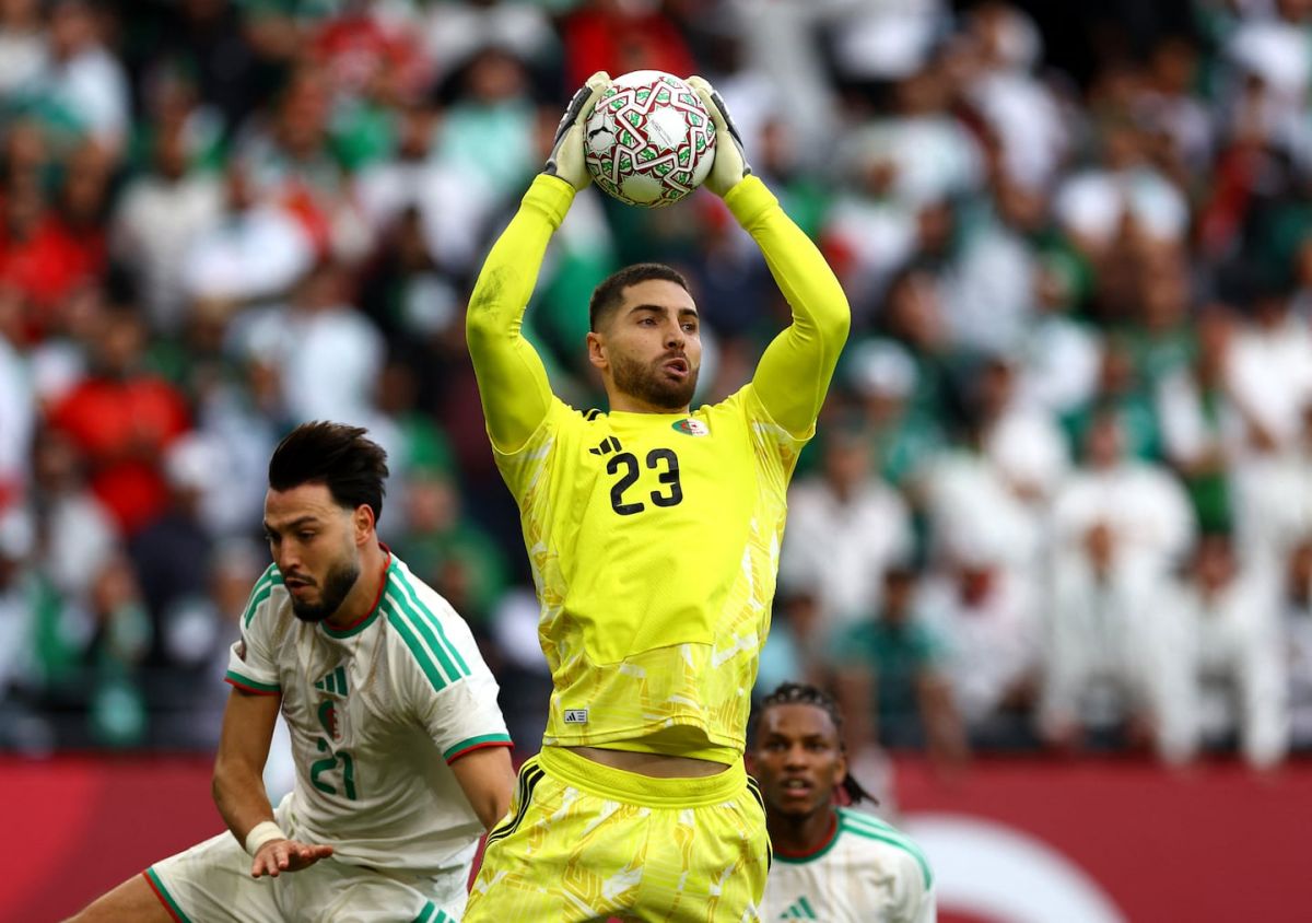 Luca Zidane, arquero de la selección argelina.