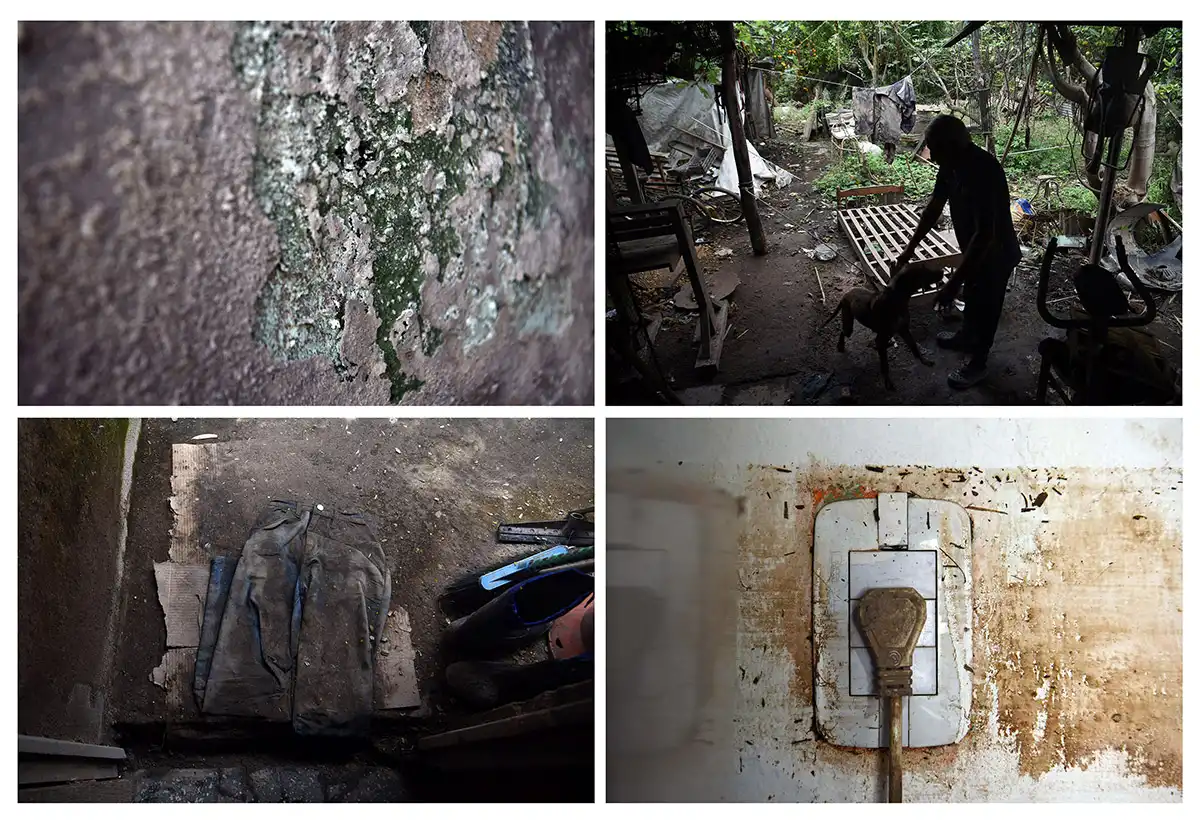 UNA HUMEDAD PEGAJOSA: El agua se ensaña con todo lo que toca. La ropa, los muebles, las paredes, los electrodomésticos. Nada sirve. FOTOS: DIEGO ARÁOZ