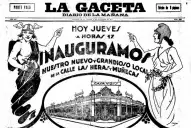 Recuerdos fotográficos: 1924. Casa Voss, al estilo de las tiendas de París o de Buenos Aires