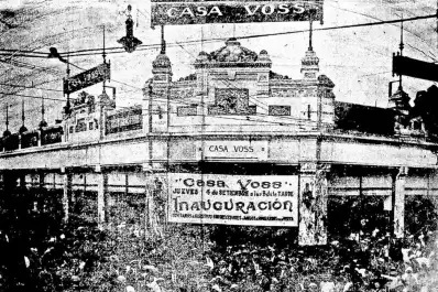 Recuerdos fotográficos: 1924. Casa Voss, al estilo de las tiendas de París o de Buenos Aires