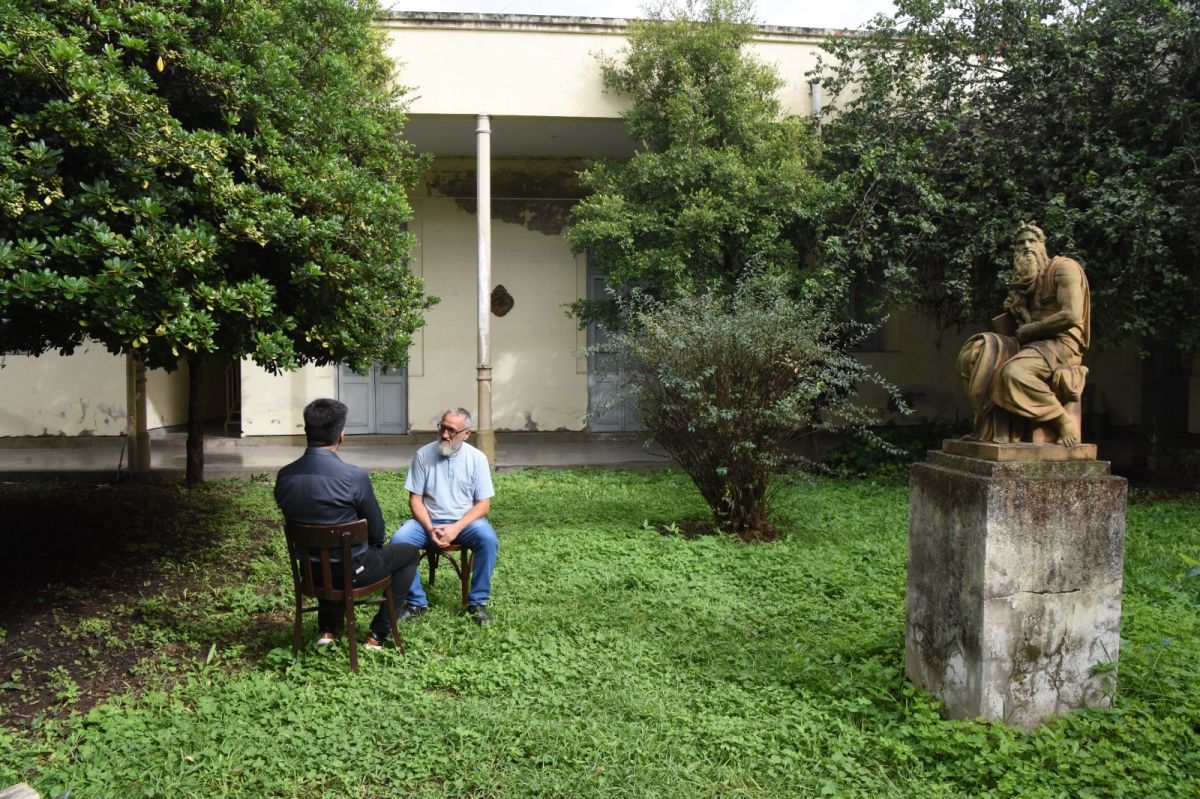 DIÁLOGO. Además de las clases, para cada seminarista hay un acompañamiento cercano. LA GACETA/ Foto de Analía Jaramillo