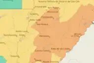 El NEA en alerta naranja por tormentas el Día del Trabajador
