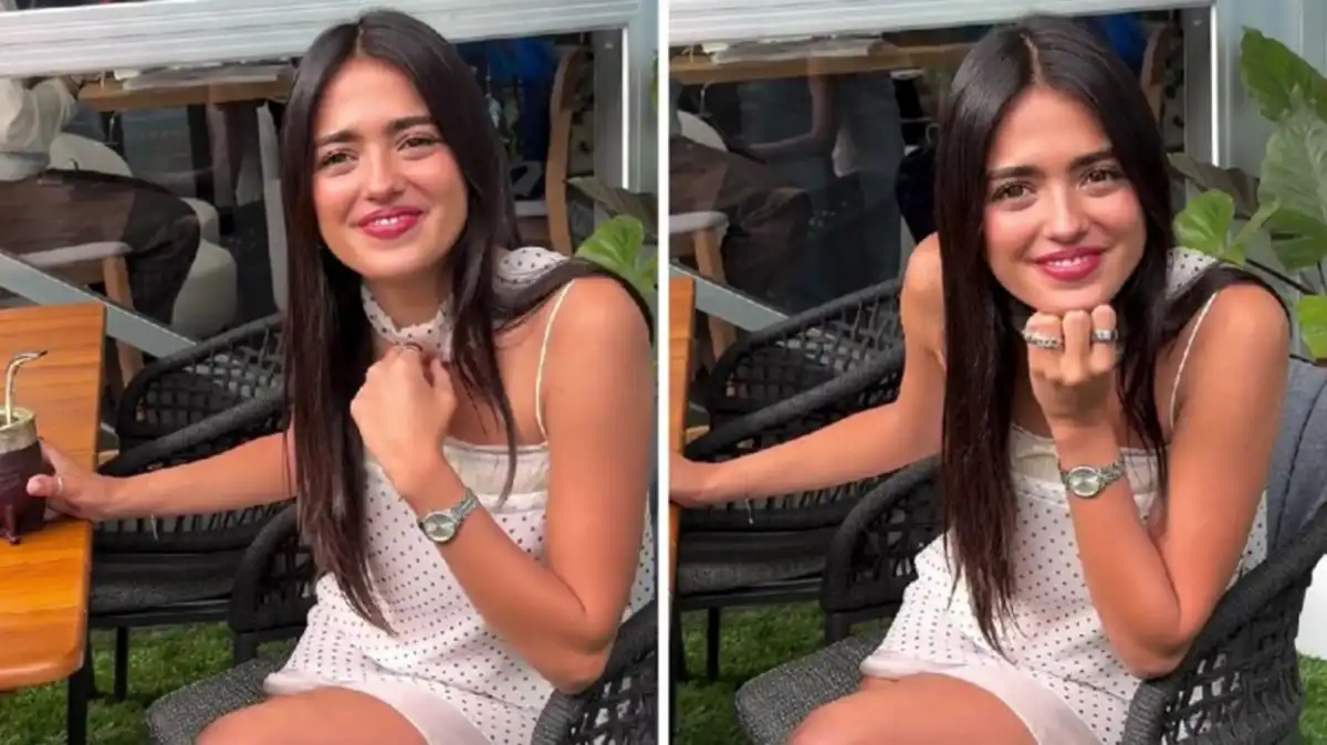 La emoción de Maia Reficco, la novia de Franco Colapinto, en el Gran Premio de Miami: Estoy muy contenta de bancarlo