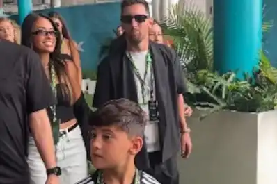 Messi dijo presente en Miami para ver a Colapinto y se metió en el mundo de la Fórmula 1
