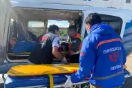 Cayó de un caballo en la alta montaña y debieron evacuarla en helicóptero