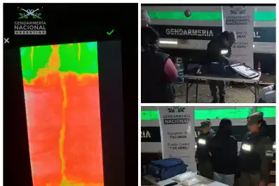 Detienen en Tucumán a una mujer que llevaba dos kilos de cocaína ocultos en su valija