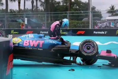 Pierre Gasly lidera el ranking de destructores de la F1 tras su violento vuelco en Miami