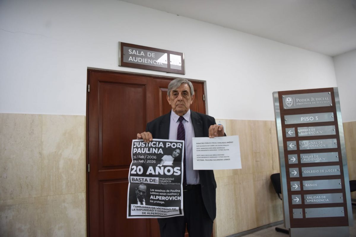 Alberto Lebbos, antes de la sentencia. LA GACETA/FOTO DE ANALÍA JARAMILLO
