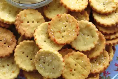 Receta de galletas saladas sin harina, ricas en sabor y aptas para celíacos