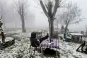 Desafió las bajas temperaturas en Tafí y brindó con un vino bajo la nieve: “No es algo de todos los días en Tucumán”