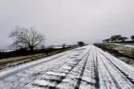 Se cumplió el pronóstico y llegó la nieve a Tafí del Valle