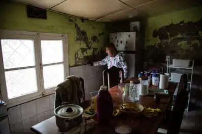 Las inundaciones en las casas de La Madrid