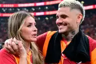 La China Suárez revolucionó el festejo del Galatasaray junto a Mauro Icardi y sus hijos