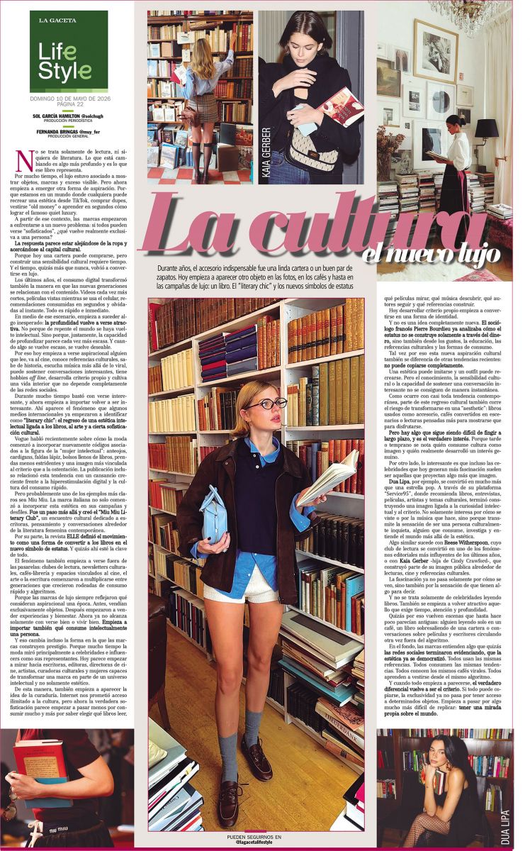 LifeStyle: la cultura, el nuevo lujo