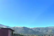 El día después de la nevada, el sol volvió a dominar la escena en Tafí del Valle