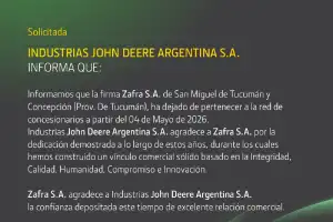 Solicitada: desvinculación
