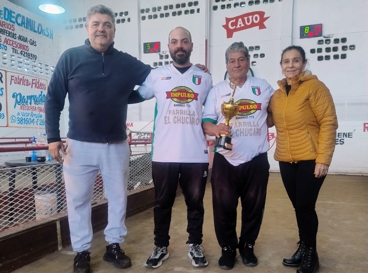 TRIUNFO. La Sociedad Italiana de Chaco ganó la categoría de dos puntos.