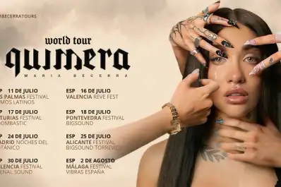 Llega el Quimera Tour: María Becerra anunció dos shows en el Movistar Arena con un gran formato 360°