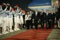 Visita de Trump a China: bienvenida con flores para una diplomacia dura