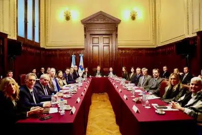 Rosatti y Mahíques se reunieron con los presidentes de las Cámaras Federales de Apelación de todo el país