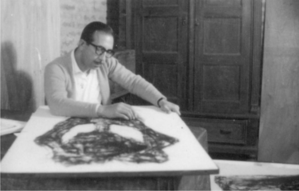 Un mural de Aurelio Salas vivió “escondido” durante 38 años en una casa de Las Estancias