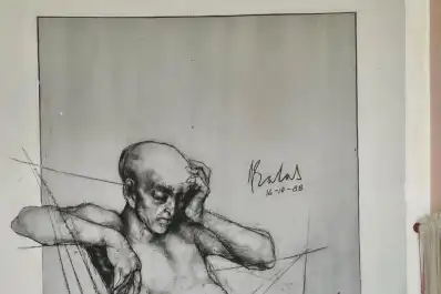 Un mural de Aurelio Salas vivió “escondido” durante 38 años en una casa de Las Estancias