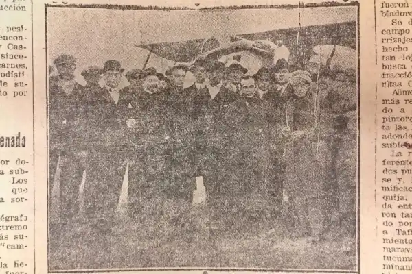 Recuerdos fotográficos: 1921. El primer vuelo a Tafí del Valle