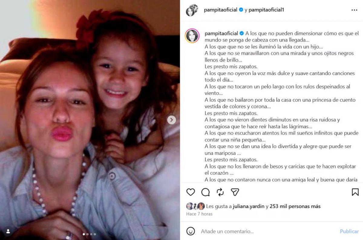 Pampita le dedicó un conmovedor mensaje a Blanca Vicuña el día en que hubiera cumplido 20 años
