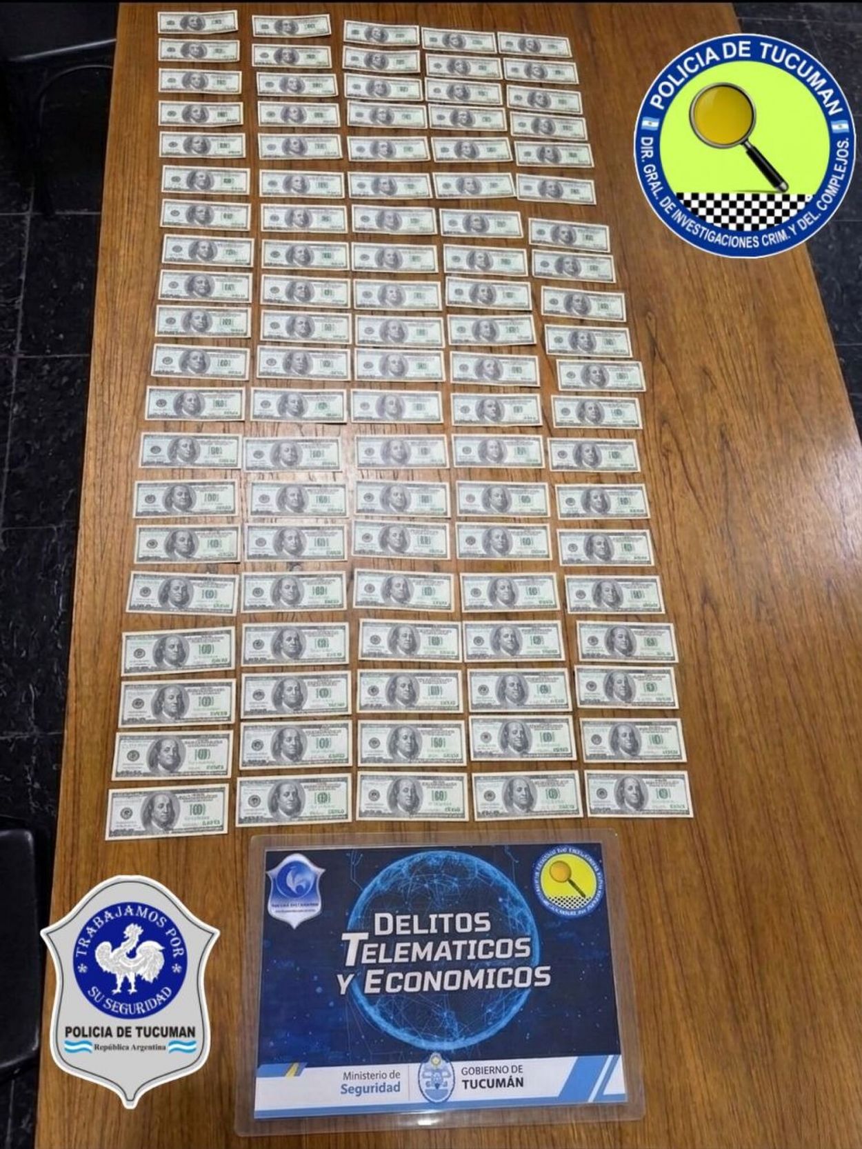 SITUACIÓN. El hallazgo de dólares falsos abrió una pesquisa por estafa piramidal