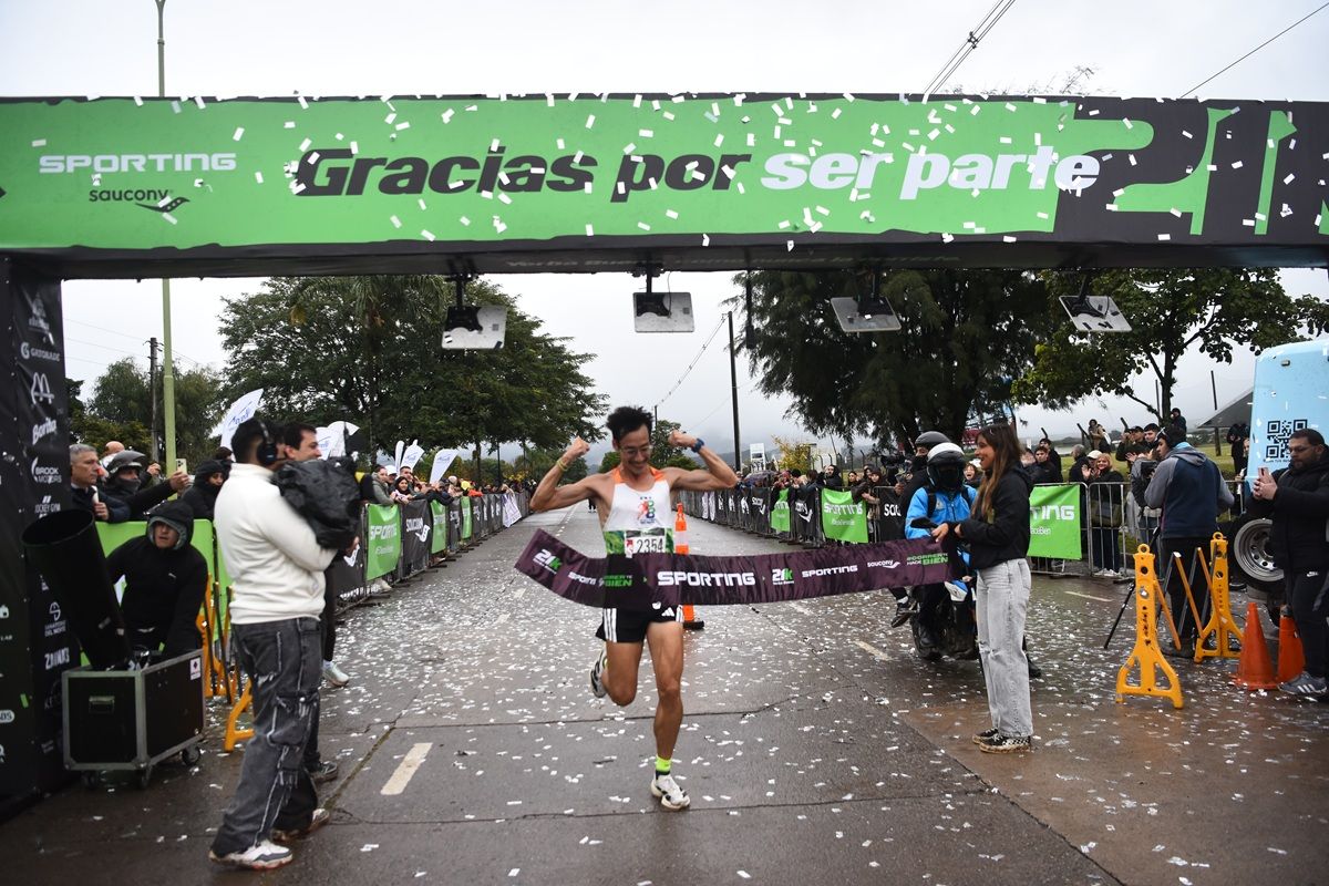 CAMPEÓN. Garzón, que venía de conquistar los 10k de Mijovi, se quedó con la categoría de Yerba Buena.