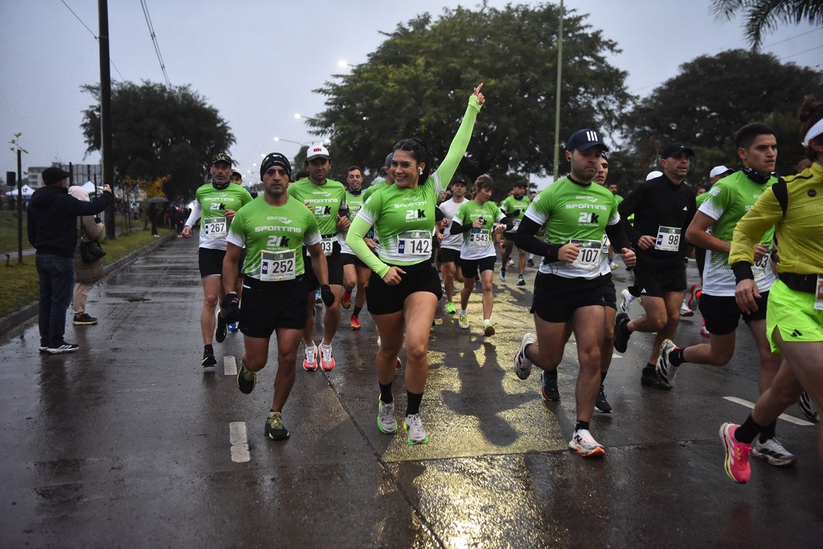 EMOCIÓN. Los runners demostraron su alegría en cada recorrido.