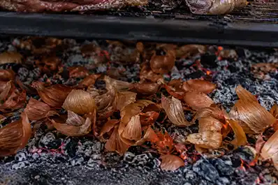 Para qué sirve arrojar cáscaras de cebolla sobre las brasas del asado