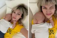 Úrsula Corberó sorprendió con un drástico cambio de look y una tierna postal de su bebé