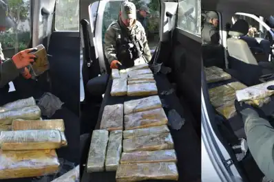 Detuvieron a un hombre que transportaba casi 14 kilos de cocaína ocultos en una camioneta sobre la Ruta 34