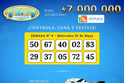 Los Números de Oro de LA GACETA del 20 de mayo de 2026