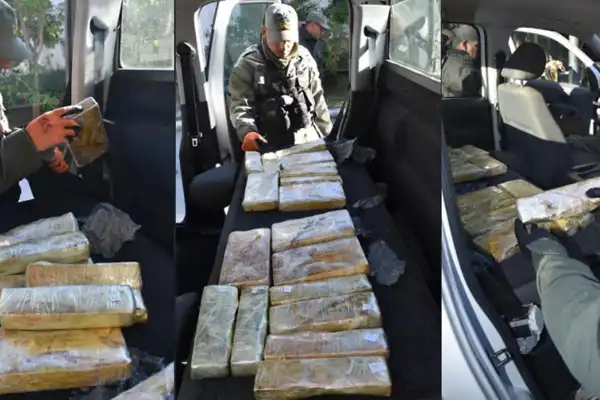 Detuvieron a un hombre que transportaba casi 14 kilos de cocaína ocultos en una camioneta sobre la Ruta 34