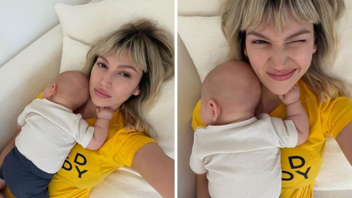 Úrsula Corberó sorprendió con un drástico cambio de look y una tierna postal de su bebé