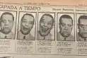 Recuerdos fotográficos: 1936. El cómico Luis Arata ilustra un poema satírico en LA GACETA