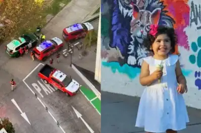 Una niña de dos años cayó desde un piso 11 en Chile: su padre dormía alcoholizado